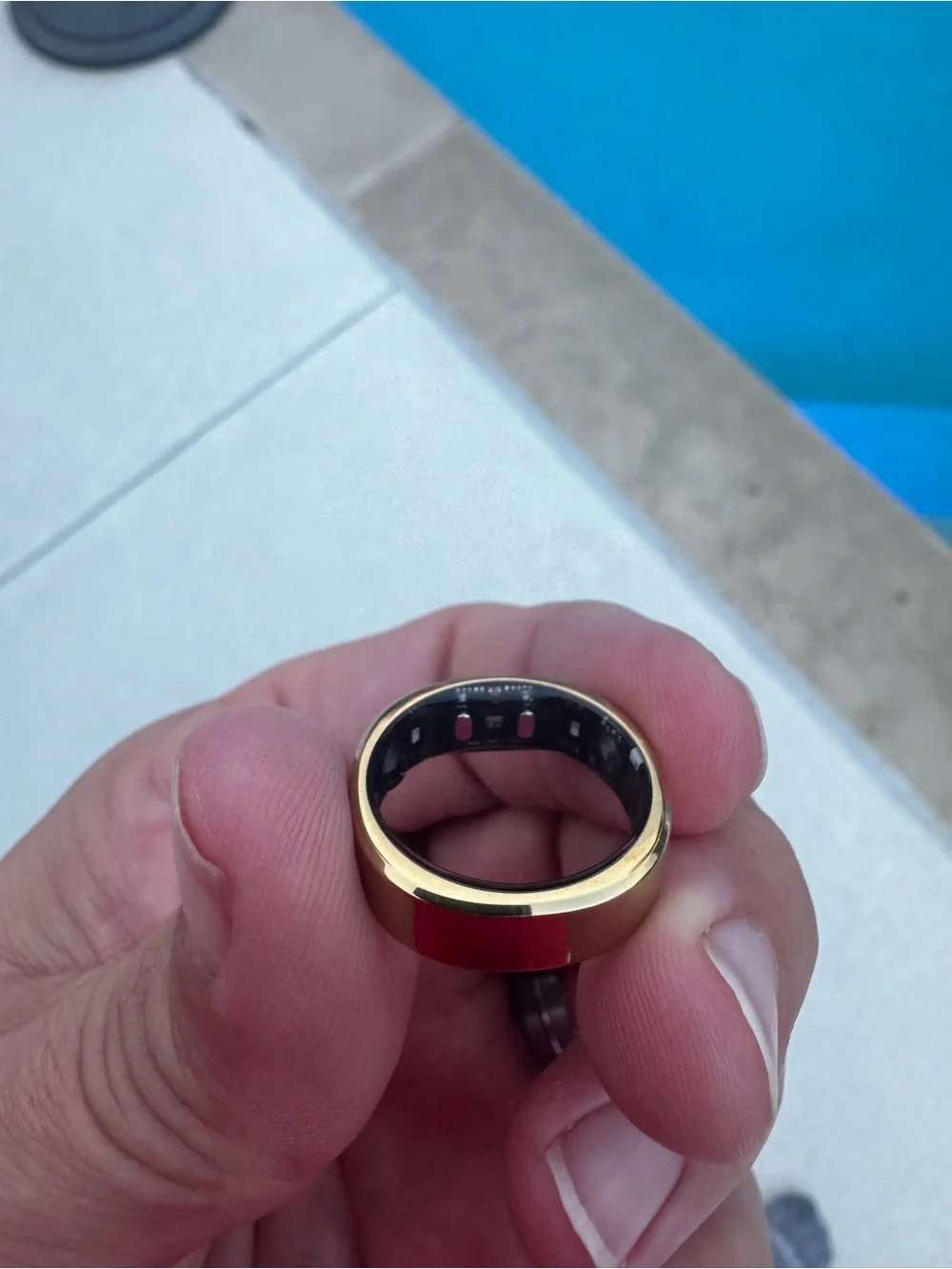 RingConn Gen 2 Smart Ring Gold Size 9 Sleep Fitness Tracker Charger Included